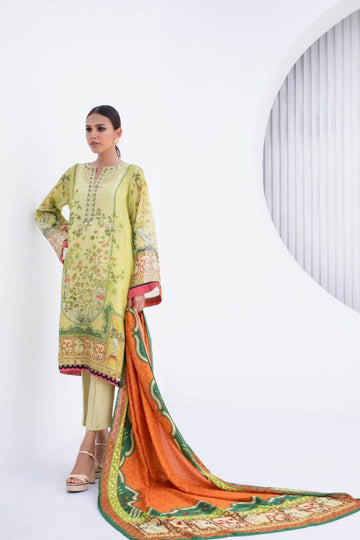 Cotton Net Kurta with Dupatta - Sania Maskatiya