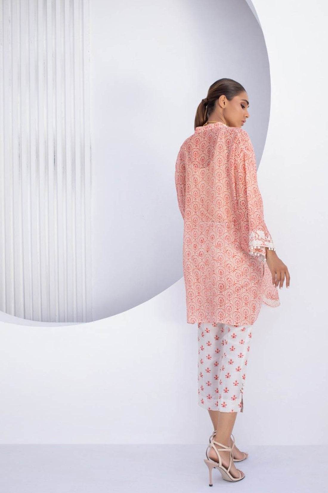 Boxy Cotton Net Kurta - Sania Maskatiya