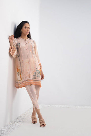 Crepe Printed Shirt - Sania Maskatiya