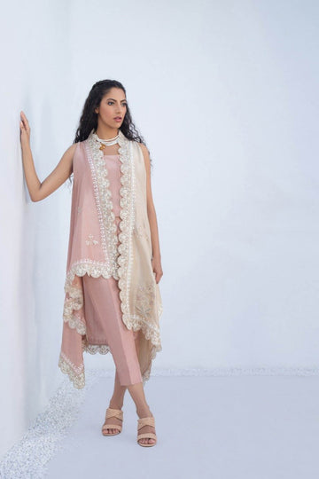 Rawsilk Assymetric Jacket - Sania Maskatiya