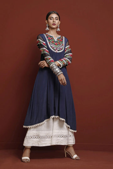 FRANCINE BLUE TOP - Rizwan Beyg