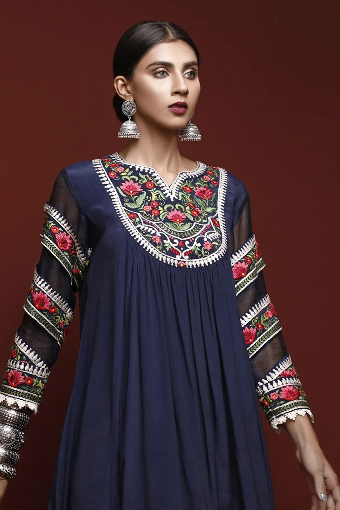 FRANCINE BLUE TOP - Rizwan Beyg