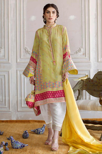 Mila Crepe Tunic and Silk Dupatta - Farah Talib Aziz