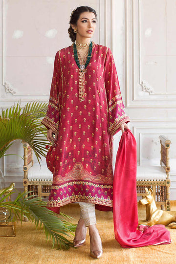 Malia Crepe Tunic and Silk Dupatta - Farah Talib Aziz