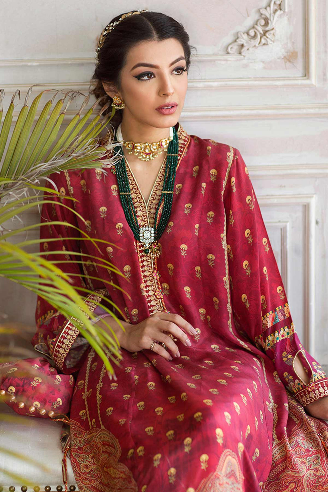 Malia Crepe Tunic and Silk Dupatta - Farah Talib Aziz