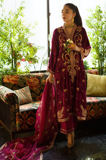 MIYERA BERRY SHIRT AND DUPATTA - Farah Talib Aziz