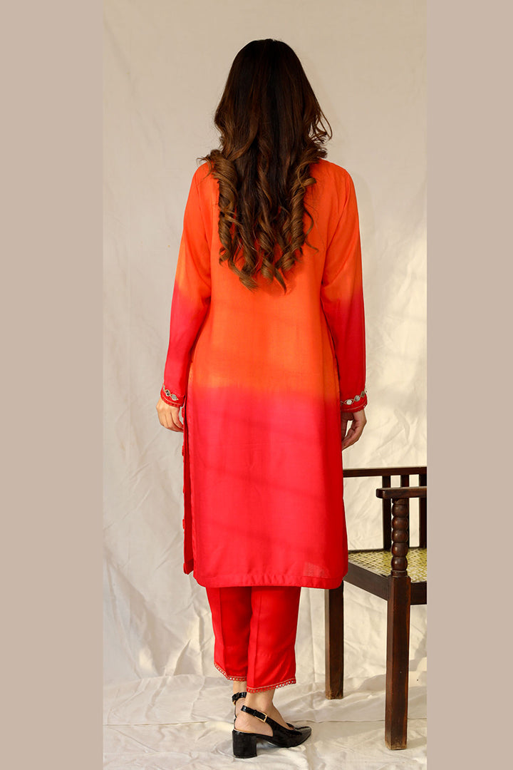 Fire Red (2Pc) - Basics by Hina Hassan