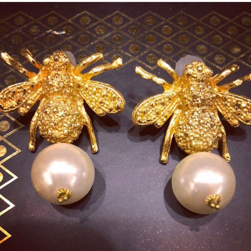 Queen Bee Earrings  - Azai jewels