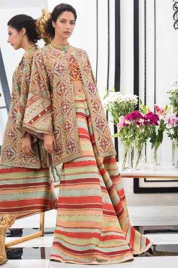 KHAADI SILK JACKET - Sania Maskatiya