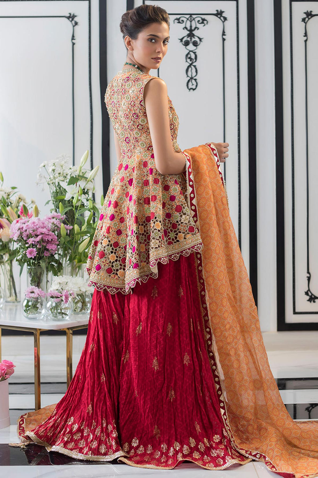 KHAADI SILK PEPLUM - Sania Maskatiya