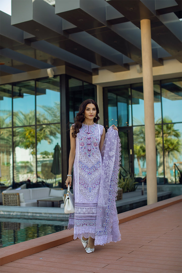 Lavender - Zaira Luxe Lawn Unstitched by Kanwal Malik