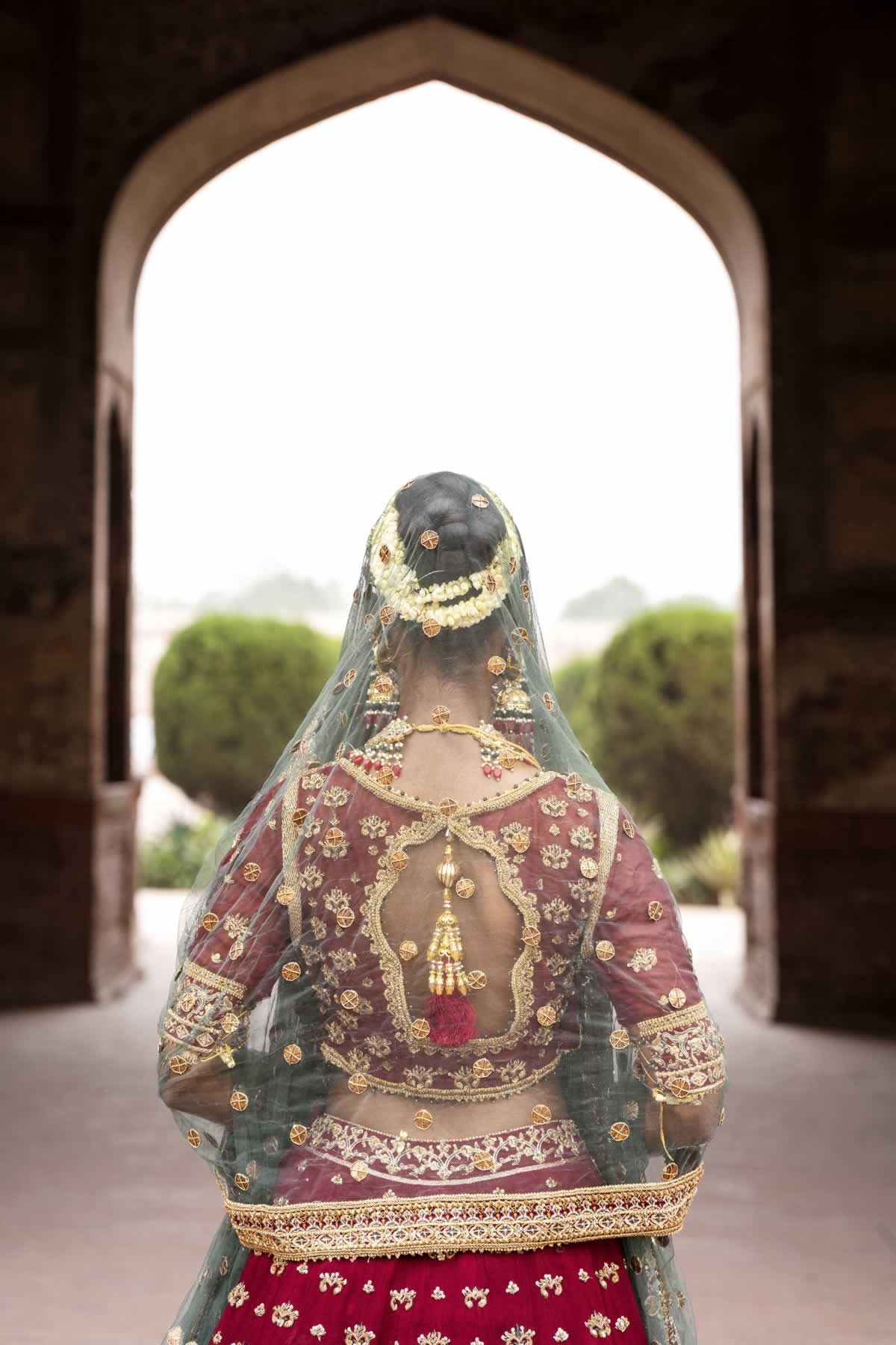 Taj (Lehnga Choli)- Laal Bahaar by Lajwanti