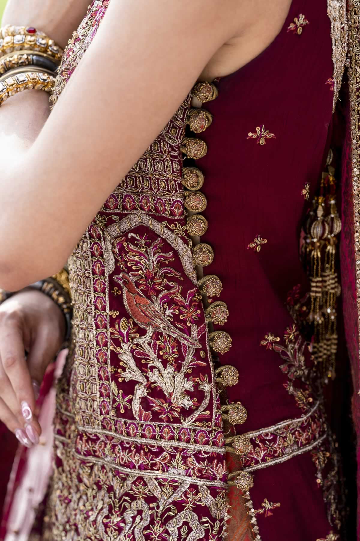 Mahal (Bridal Peshwaz) - Laal Bahaar by Lajwanti