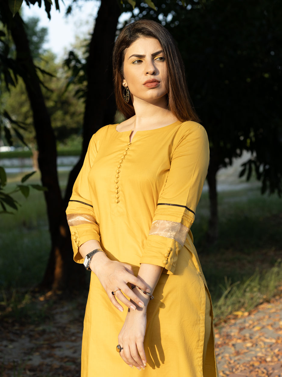 Marigold Magic (2Pc) - Basics by Hina Hassan