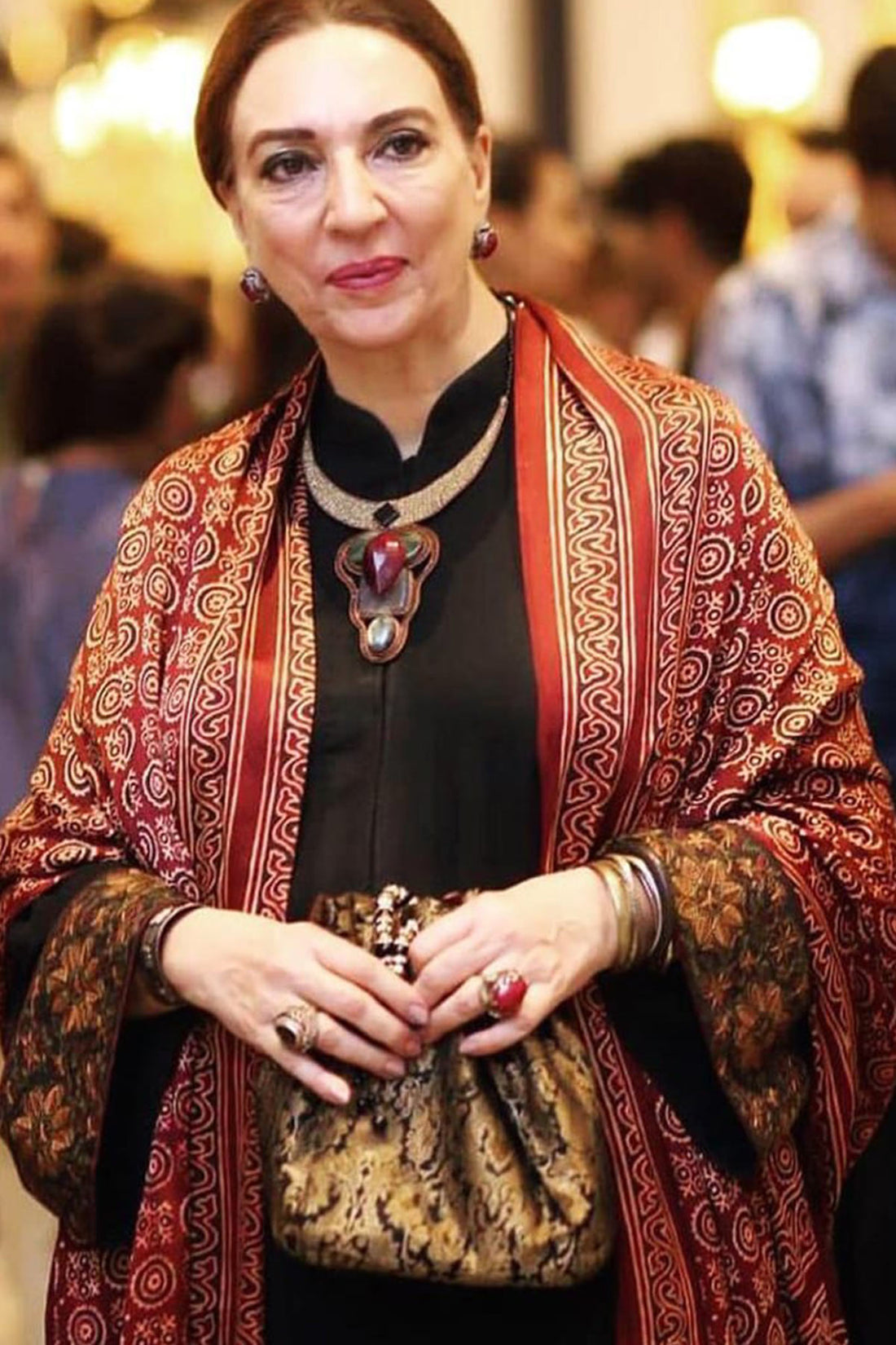 NS Ajrak Look - Nilofer Shahid