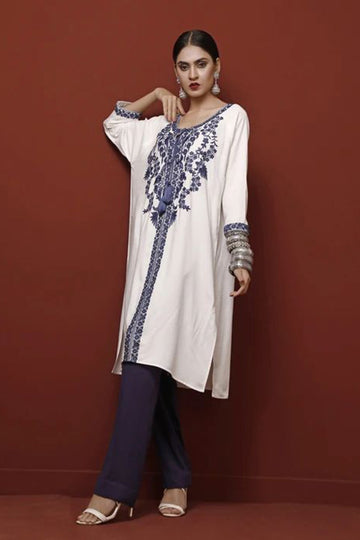 PETRIA WHITE KURTA - Rizwan Beyg