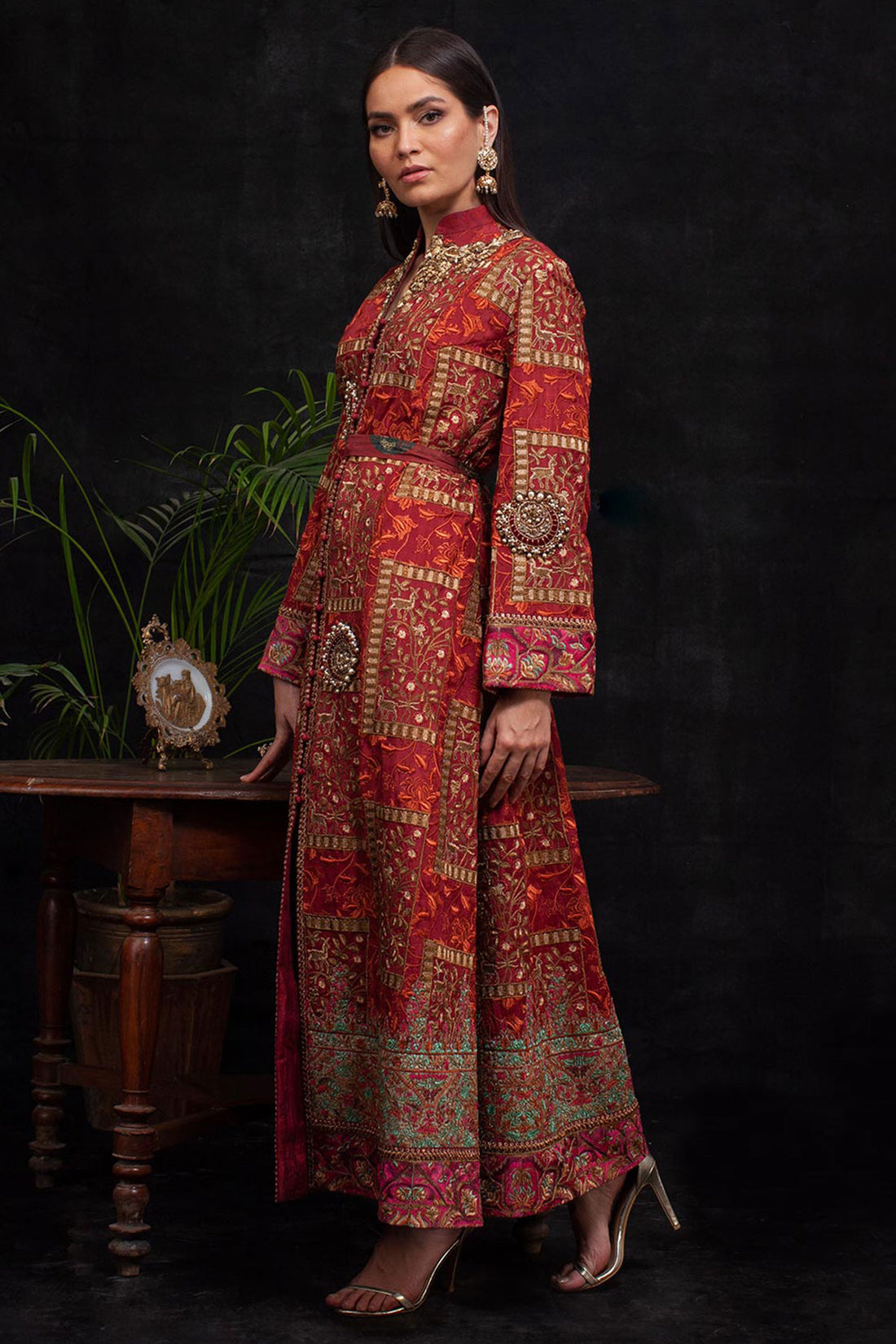 RED BOX LUXURY COAT - Shamaeel Ansari