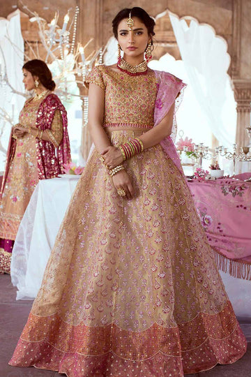 Rose Gold Lehnga Choli - Farah Talib Aziz