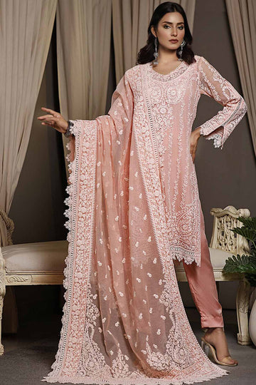 SHAHAMA PINK KURTA & DUPATTA - Rizwan Beyg