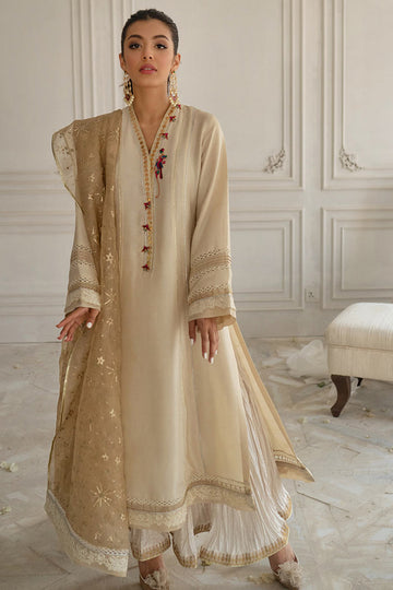 Stone Silk Shirt and Dupatta - Farah Talib Aziz