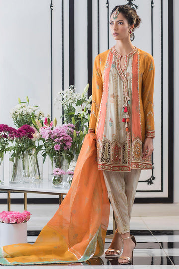 UNDERTONES KHAADI SILK ANGHARKHA - Sania Maskatiya