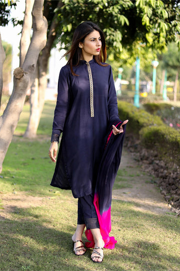 Midnight Blue - Exclusive Collection by Hina Hassan