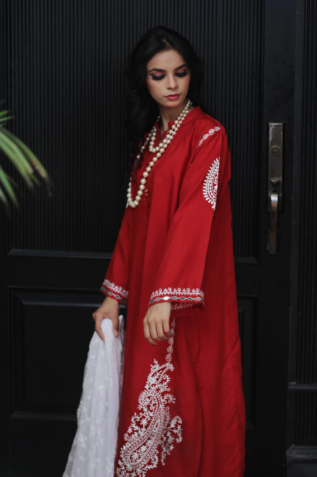 Vermillion Red - Eid Collection'23 by IVY