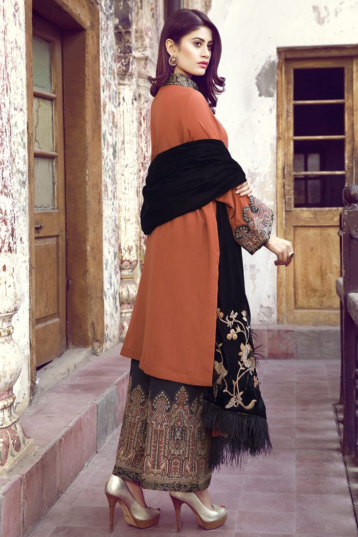 Wings of Love (Black) Shawl - Mahenjo daro’s secret by Nilofer Shahid