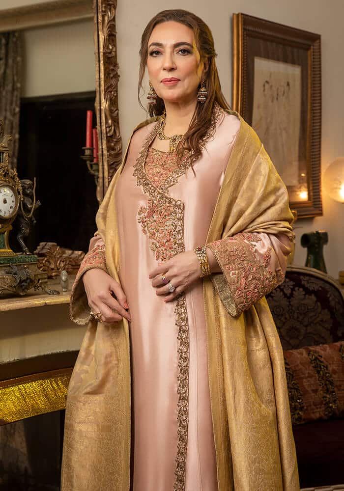 Carnation pink - NS Wardrobe by Nilofer Shahid