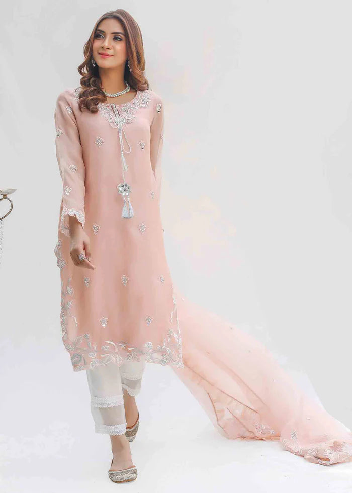 Salmon pink - pink - Eram Syed