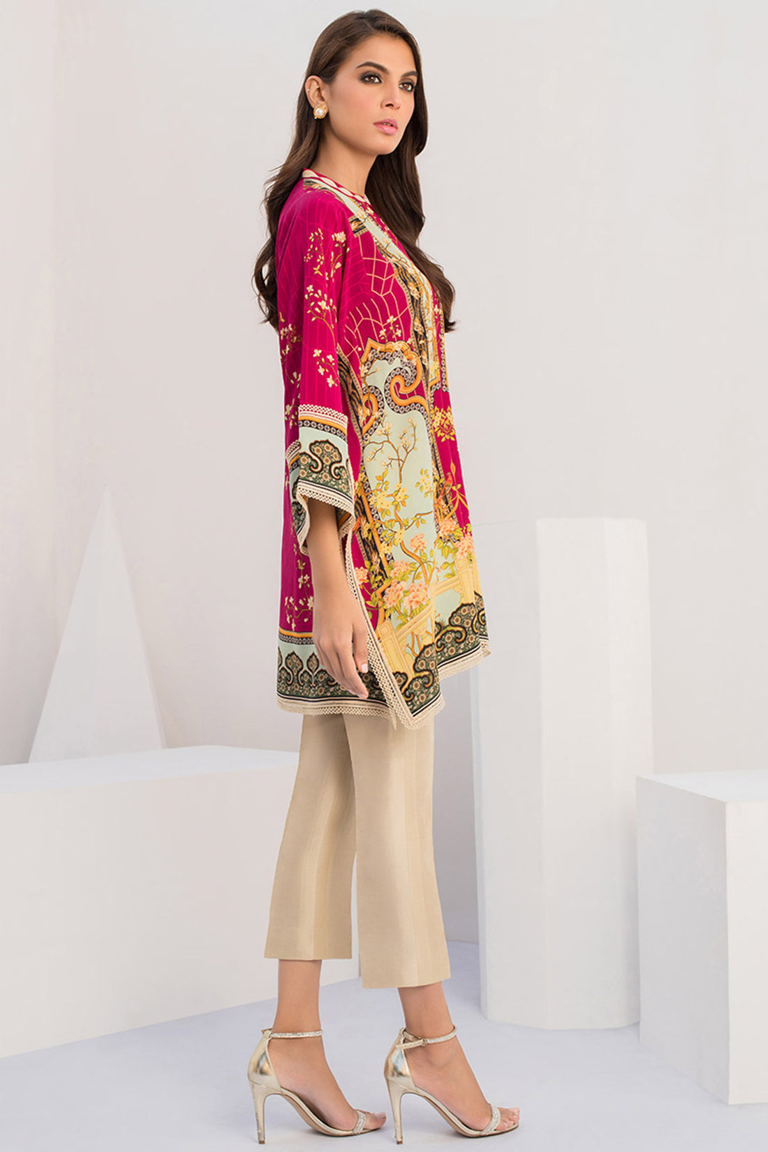 DIGITALLY PRINTED CREPE KURTA
 - Sania Maskatiya