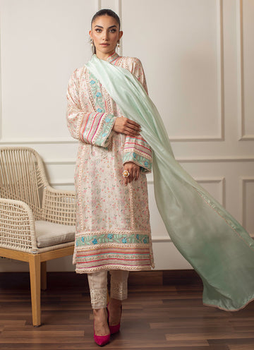 ENYA PINK SHIRT AND DUPATTA - FTA