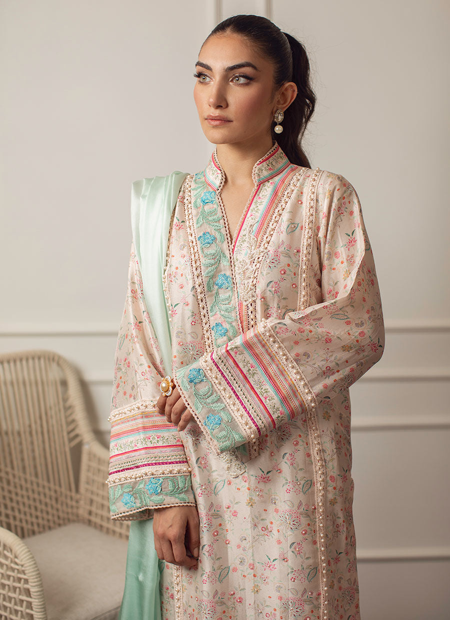 ENYA PINK SHIRT AND DUPATTA - FTA