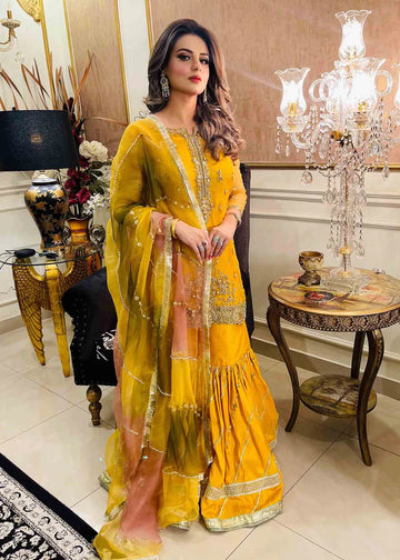 Sayoni outfit - yellow - Eram Syed