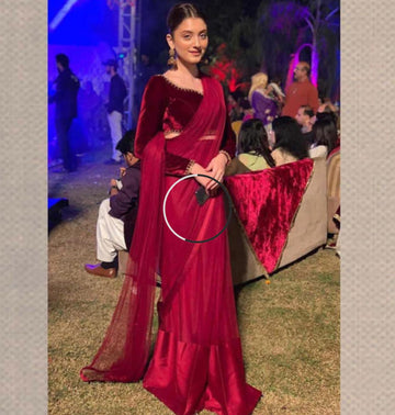 Red Saree - Mohsin Naveed Ranjha